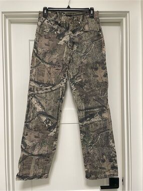 Women's Camouflage Pants - RealTree Outdoor Print - 28 X 32